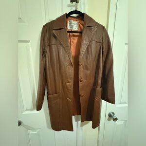 Gorgeous Vintage Brown Leather Jacket